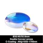 Ø30/40/50.8mm N-BK7 Double Convex Lenses (C-Coating : AR@1050-1700nm)