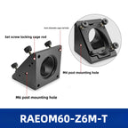 Right-Angle Elliptical Optic Mounts (60mm Cage)