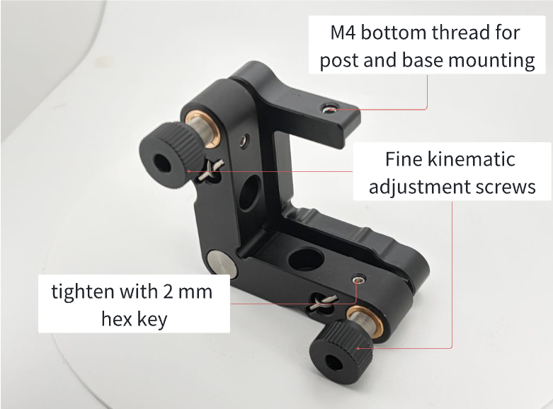 Kinematic Rectangular Optic Mount