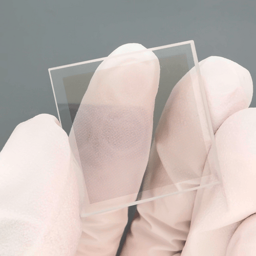 0.05mm Dot Grid Target | 25.4x25.4mm | Optical Glass | Positive