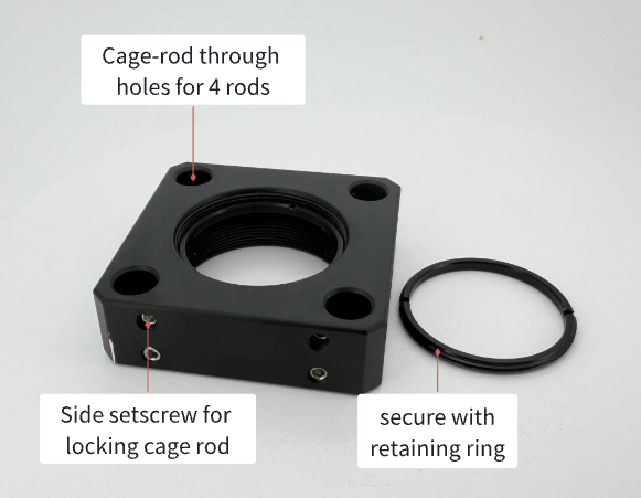 30mm Standard Cage Plate with Internal SM1 Thread (SCP30)