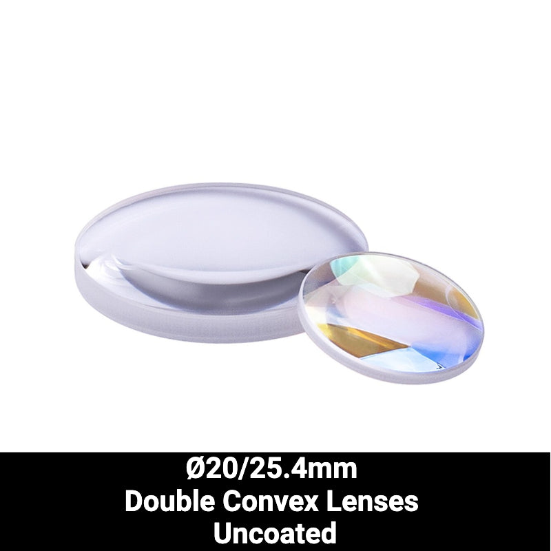Ø20/25.4mm N-BK7 Double Convex Lenses (Uncoated)