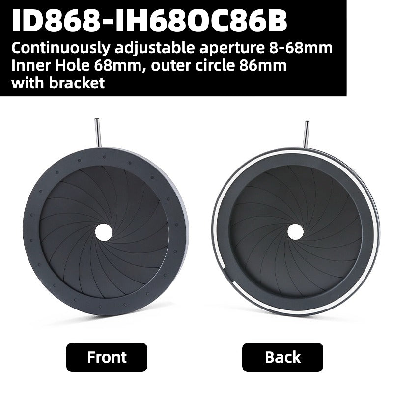 Iris Diaphragm (8mm - 68mm)