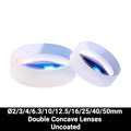 Ø2/3/4/6.3/10/12.5/16/25/40/50mm N-BK7 Double Concave Lenses (Uncoated)