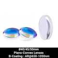 Ø40/45/50mm N-BK7 Plano-Convex Lenses (B-Coating : AR@650-1050nm)