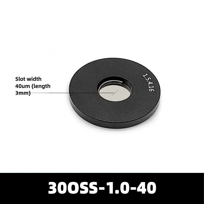 20-200um Optical Slits (Slit Length = 3mm)