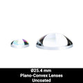 Ø25.4 mm N-BK7 Plano-Convex Lenses (Uncoated)