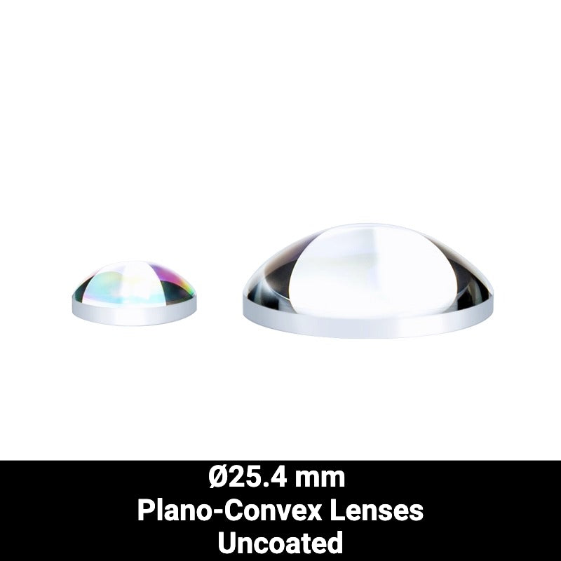 Ø25.4 mm N-BK7 Plano-Convex Lenses (Uncoated)