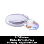 Ø20/25.4mm N-BK7 Double Convex Lenses (B-Coating : AR@650-1050nm)