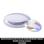 Ø2/3/4/5/6/6.3/10/12.5/13/16/25/40/50/63/100mm N-BK7 Double Convex Lenses (Uncoated)