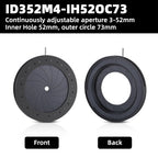 Iris Diaphragm (3mm - 52mm), M4 Mounting Holes