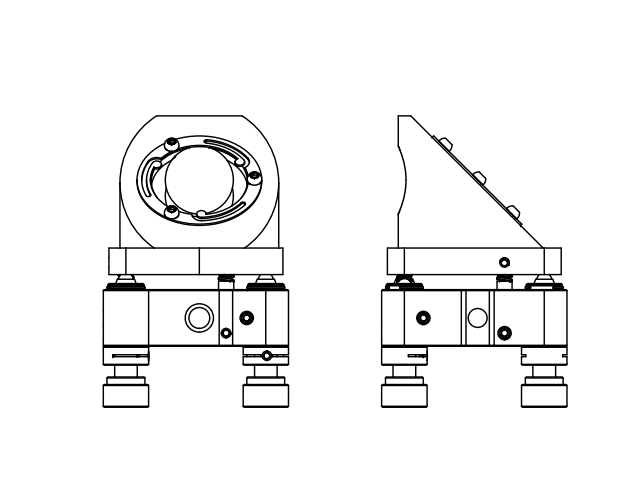 45° Kinematic Optic Mount (D45OM)