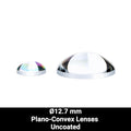 Ø12.7 mm N-BK7 Plano-Convex Lenses (Uncoated)