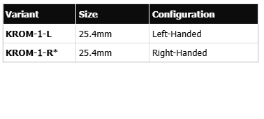 Kinematic Rectangular Optic Mount (KROM)