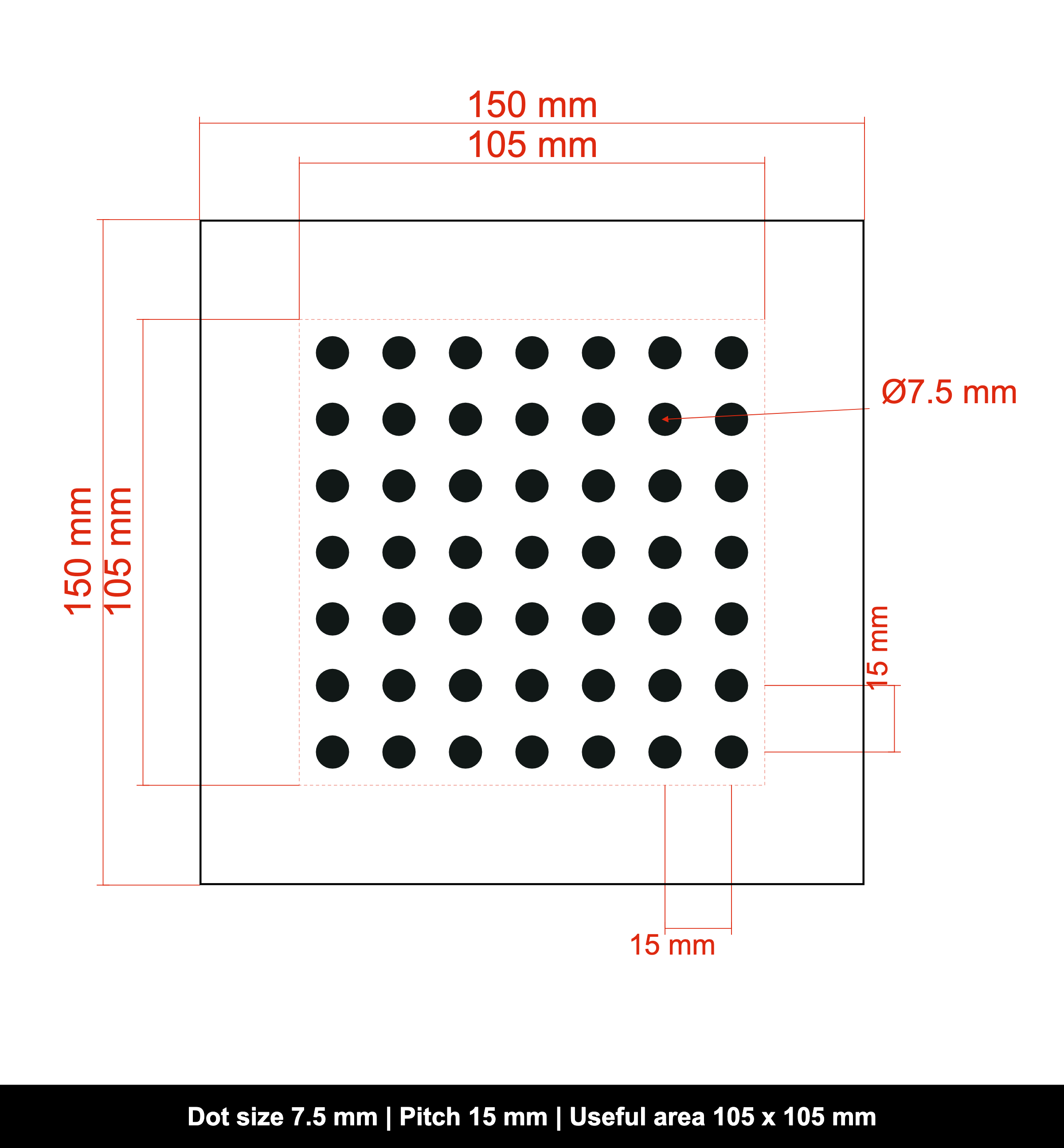 DOTMTX-ALU-150x150-D7.5-S15