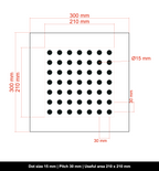 DOTMTX-ALU-300x300-D15-S30