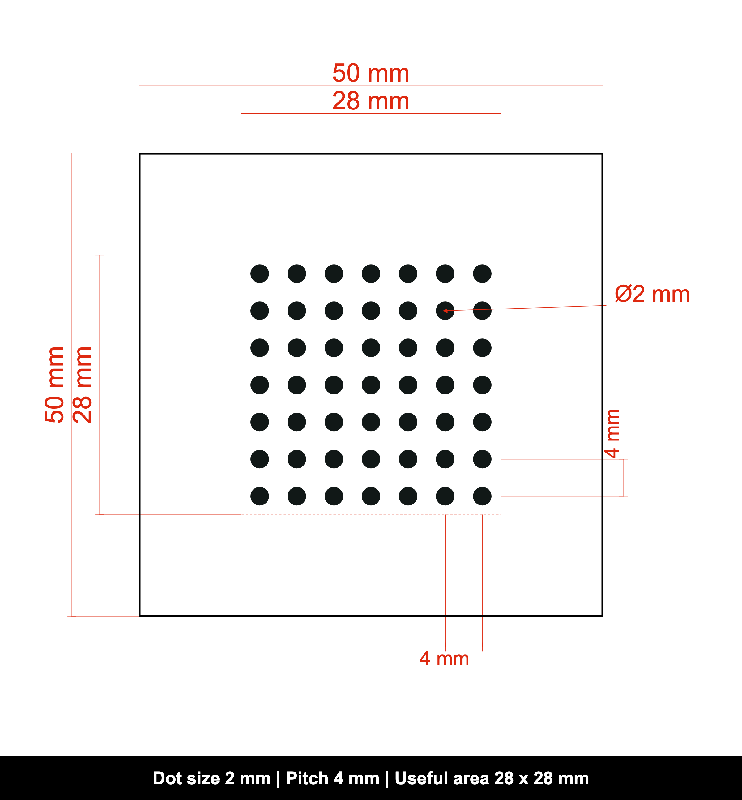 DOTMTX-ALU-50x50-D2-S4