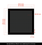 DOTMTX-OPG-25.4x25.4-D0.05-S0.1