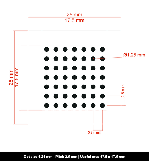 DOTMTX-OPG-25x25-D1.25-S2.5