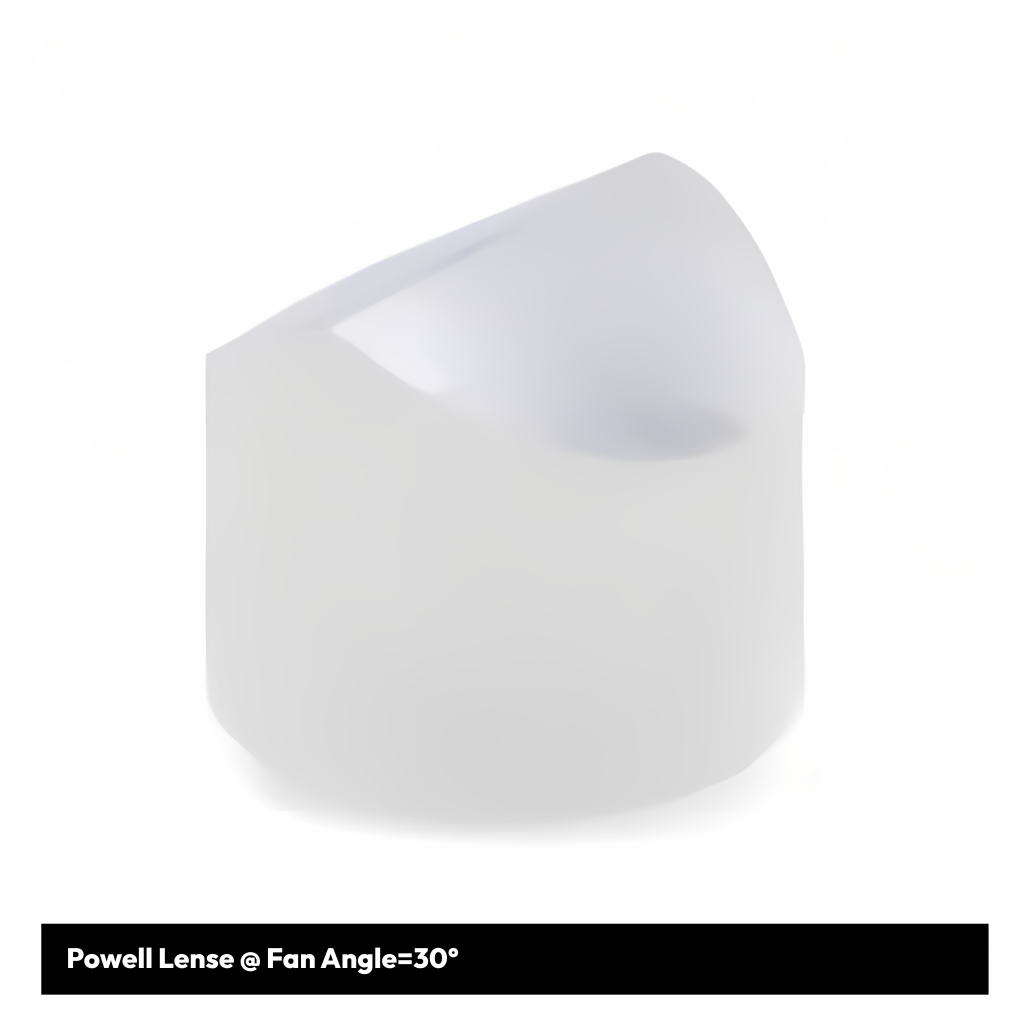 Powell lense @ Fan Angle = 30 °