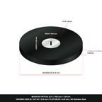 100µm × 3mm Optical Slit, Ø9.50 Stainless Steel Plate