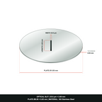 25µm Width Optical Slit, Ø9.50/Ø18.0 Stainless Steel Plate