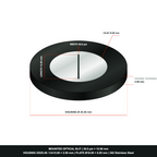 30µm × 12mm Optical Slit, Ø18.0 Stainless Steel Plate