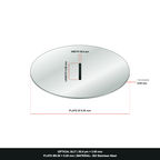 50µm Width Optical Slit, Ø9.50/Ø18.0 Stainless Steel Plate