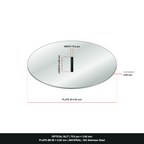 75µm Width Optical Slit, Ø9.50/Ø18.0 Stainless Steel Plate