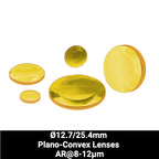 Ø12.7/25.4mm ZnSe Plano-Convex Lenses (AR@8-12μm)