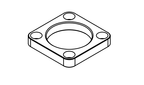 30mm Standard Cage Plate with Internal SM1 Thread (SCP30)