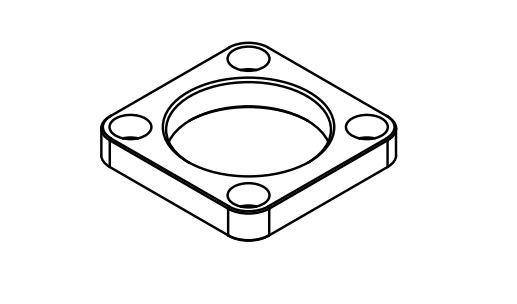 30mm Standard Cage Plate with Internal SM1 Thread (SCP30)