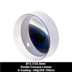 Ø12.7/25.4mm N-BK7 Double Concave Lenses（A-Coating : AR@350-700nm）