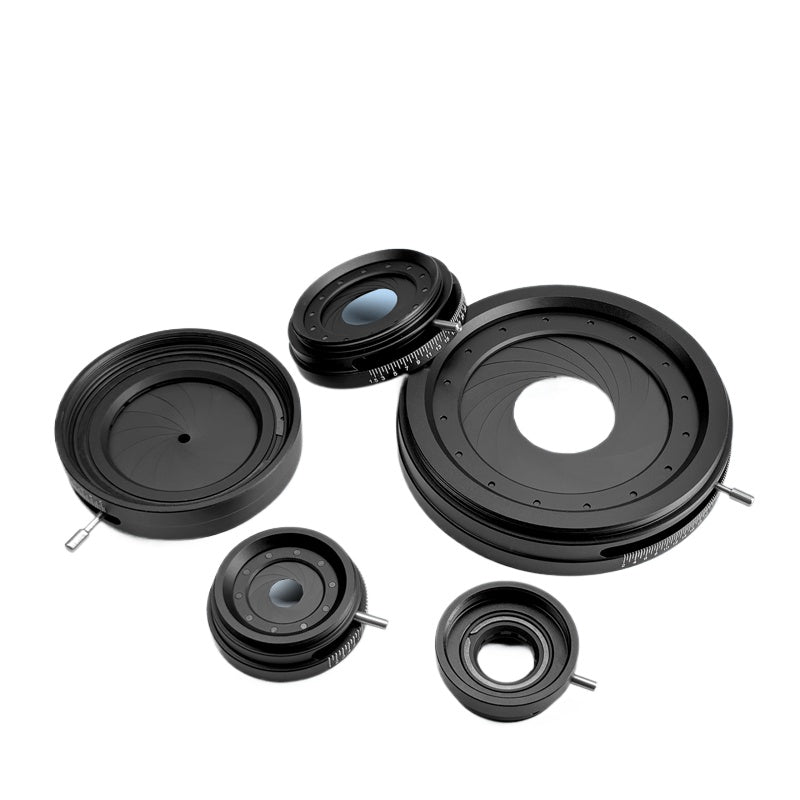 Lever-Actuated, SM-Threaded Iris Diaphragms (6-50mm)