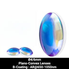 Ø4/6mm N-BK7 Plano-Convex Lenses (B-Coating : AR@650-1050nm)