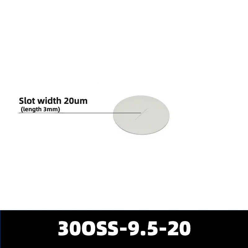 20-200um Optical Slits (Slit Length = 3mm)