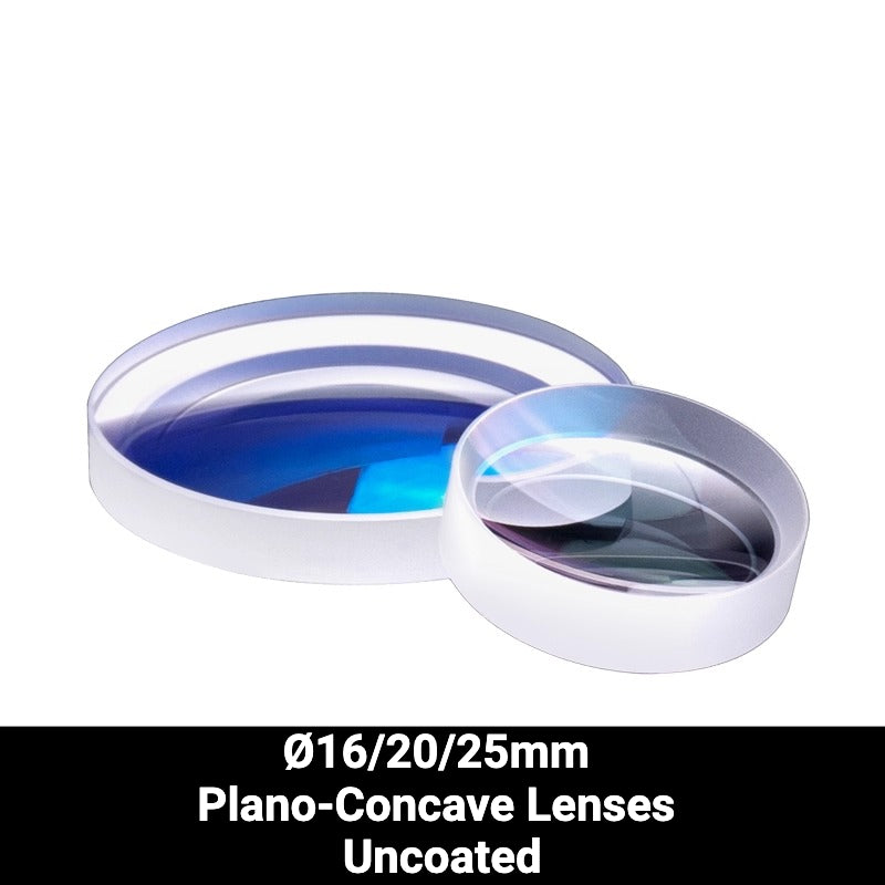 Ø16/20/25mm N-BK7 Plano-Concave Lenses (Uncoated)