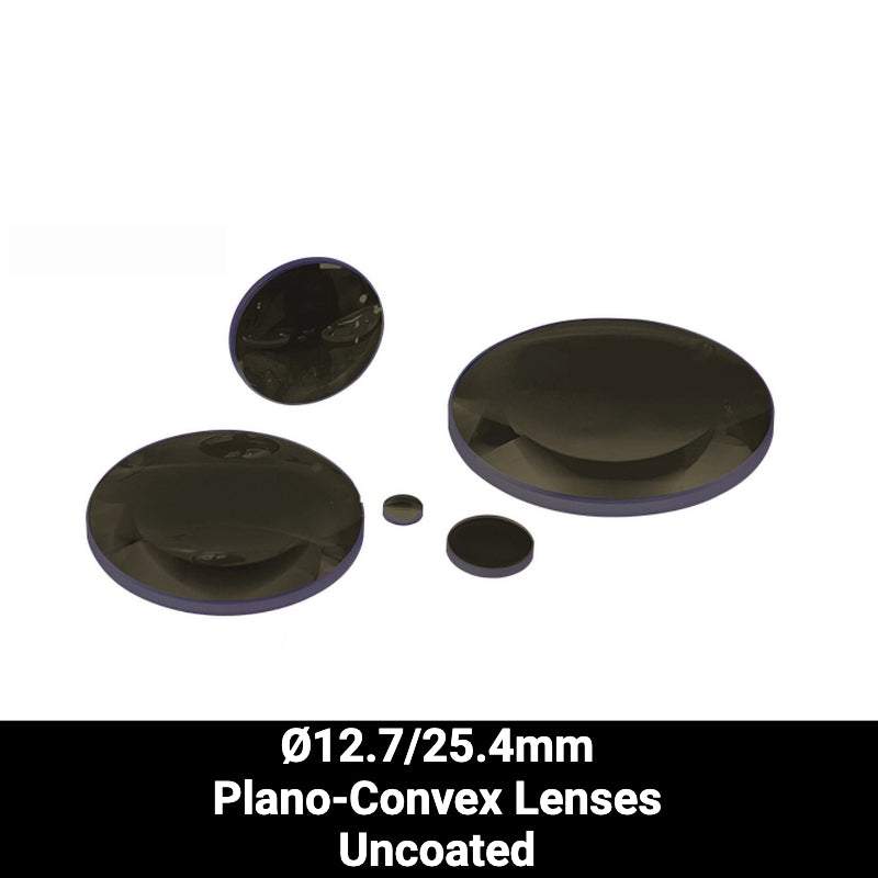 Ø12.7/25.4mm Silicon (Si) Plano-Convex Lenses (Uncoated)