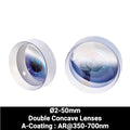Ø2-50mm N-BK7 Double Concave Lenses（A-Coating : AR@350-700nm）