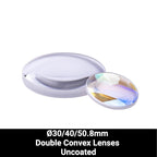 Ø30/40/50.8mm N-BK7 Double Convex Lenses (Uncoated)