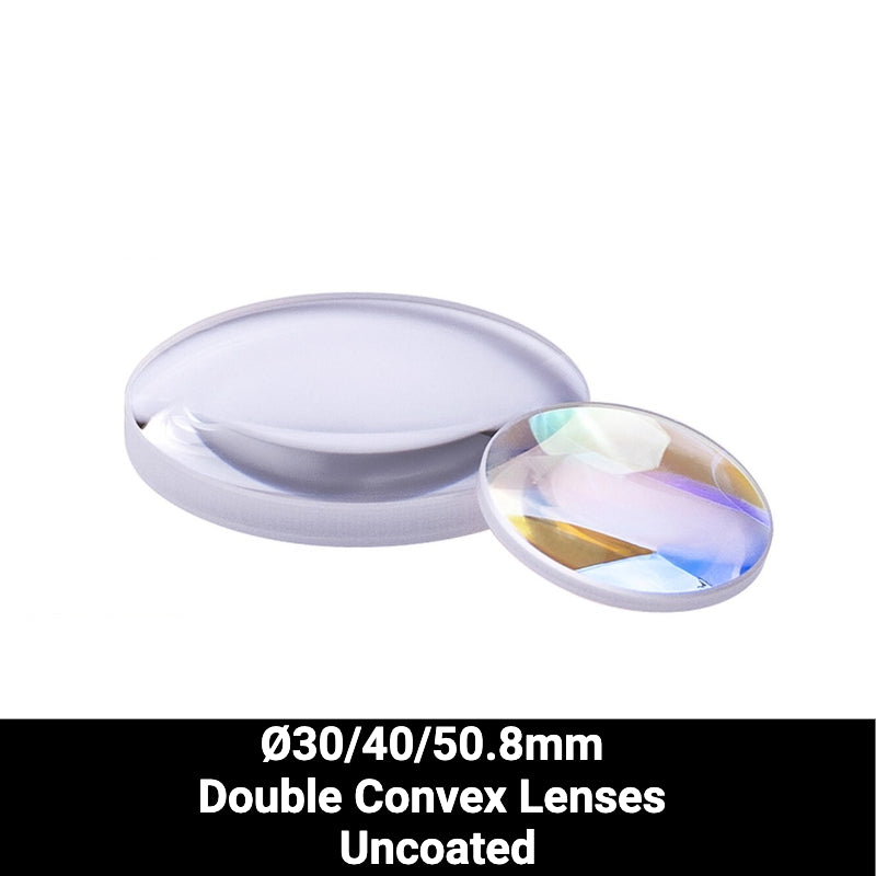 Ø30/40/50.8mm N-BK7 Double Convex Lenses (Uncoated)
