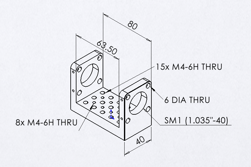 30mm Cage System U-Bench (30CSUB)