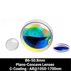 Ø6-50.8mm N-BK7 Plano-Concave Lenses (C-Coating : AR@1050-1700nm)