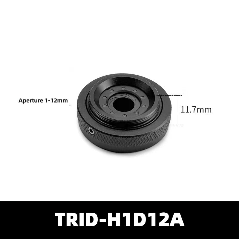 Ring Actuated, SM-Threaded Irises Diaphragms