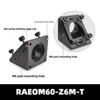 Right-Angle Elliptical Optic Mounts (60mm Cage)