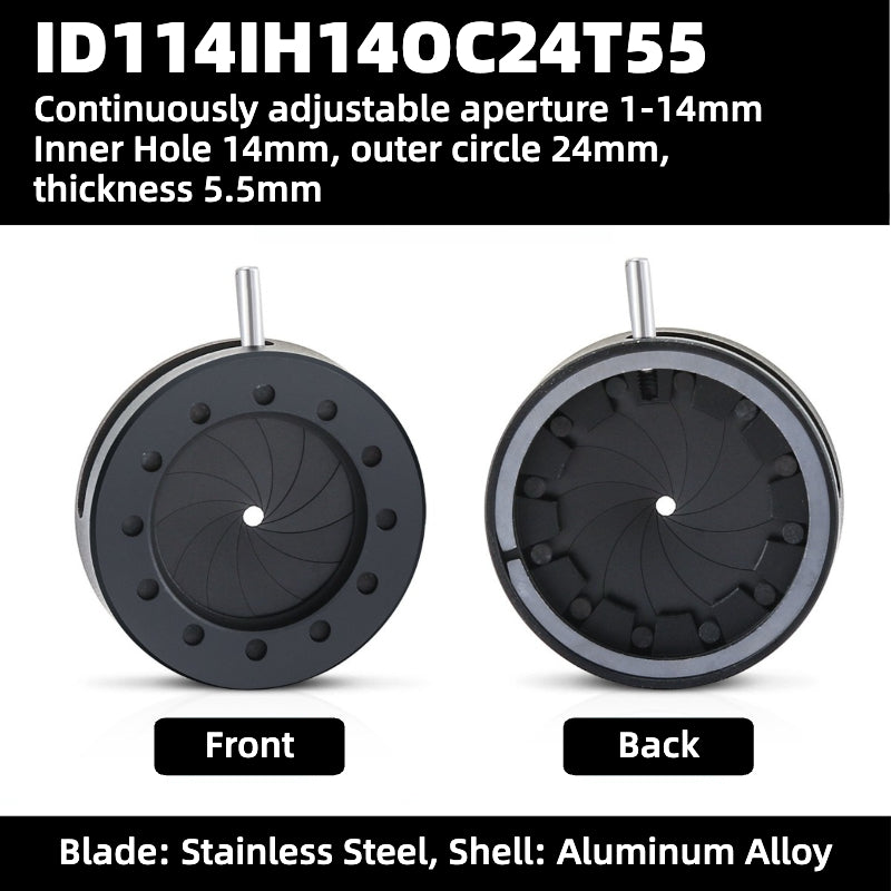 Iris Diaphragm (1mm - 14mm)