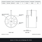 Aperture = Ø0-11.8mm, Lever Iris Diaphragm, Outer Diameter = Ø23.3mm