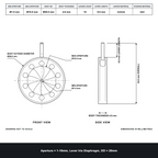 Aperture = Ø1-16mm, Lever Iris Diaphragm, Outer Diameter = Ø26mm