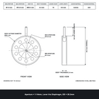 Aperture = Ø1-14mm, Lever Iris Diaphragm, Outer Diameter = Ø26.3mm