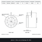 Aperture = Ø1-18mm, Lever Iris Diaphragm, Outer Diameter = Ø30mm